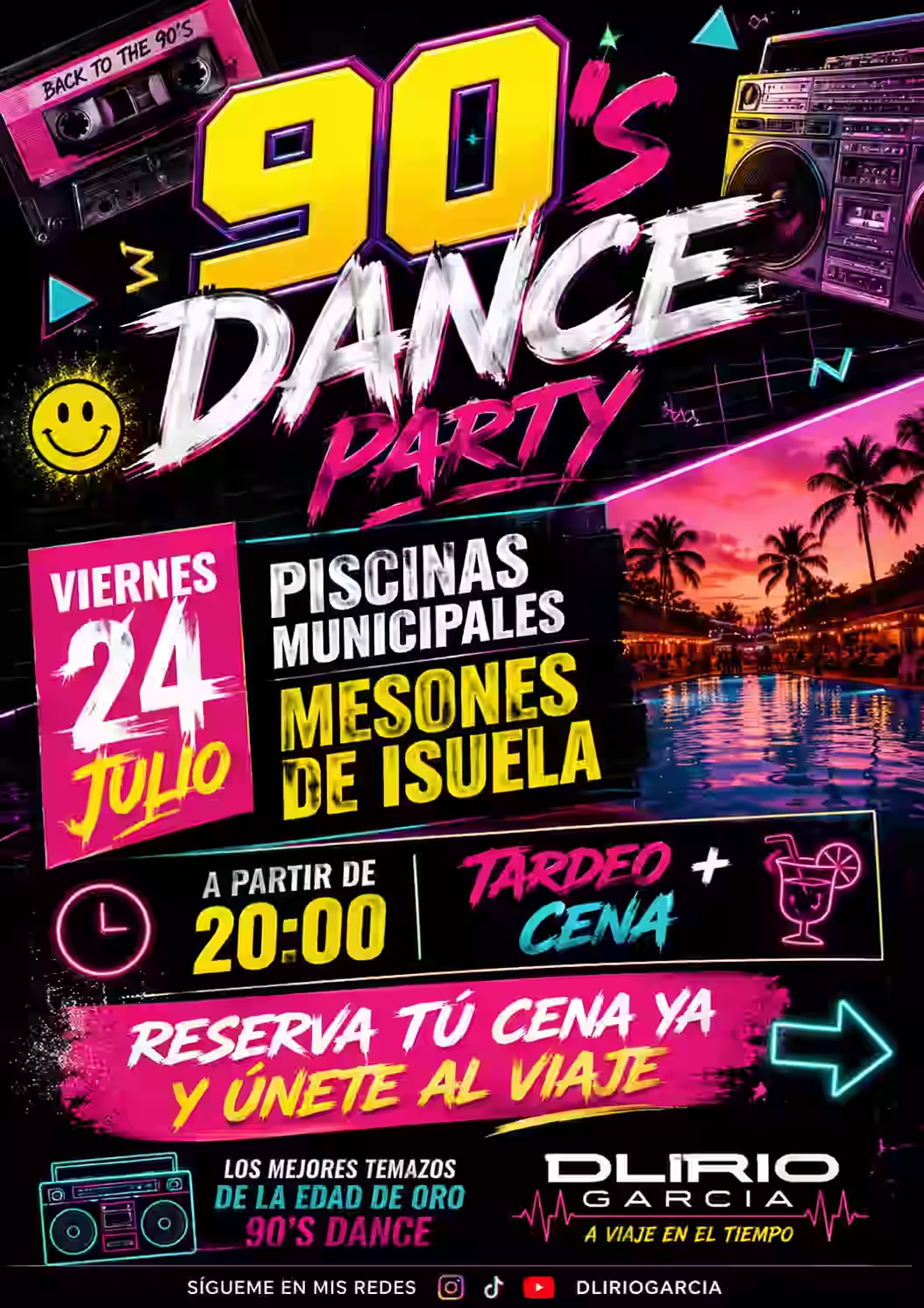 Cartel del evento en Mesones de Isuela